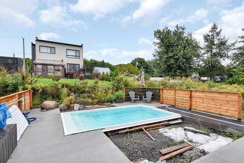 Piscine - 42 Mtée De La Pointe-Aux-Sables, Cap-Santé, QC - Outdoor With Backyard