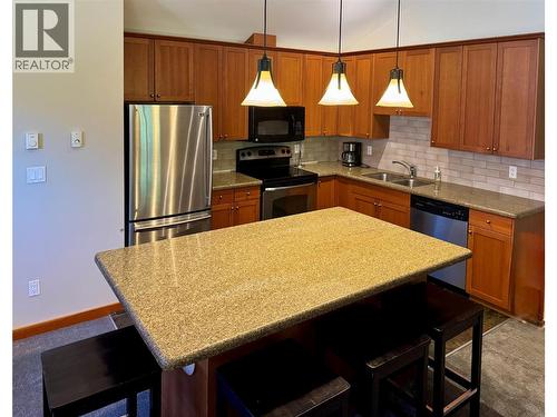 47 Rivermount Place Unit# 101B, Fernie, BC - Indoor Photo Showing Kitchen With Double Sink