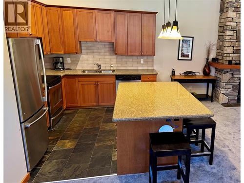 47 Rivermount Place Unit# 101B, Fernie, BC - Indoor Photo Showing Kitchen With Double Sink