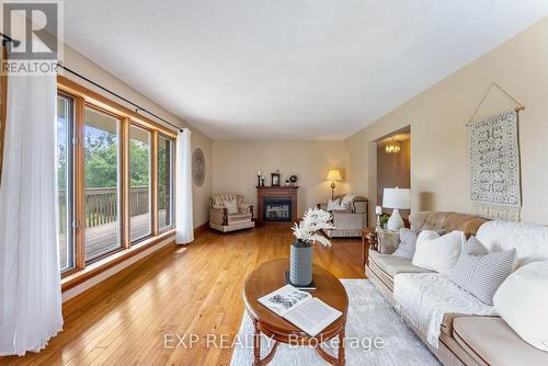 9640 Dagmar Road, Whitby, ON - Indoor Photo Showing Living Room With Fireplace