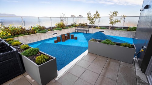 1002-845 Johnson St, Victoria, BC - Outdoor With In Ground Pool With Backyard