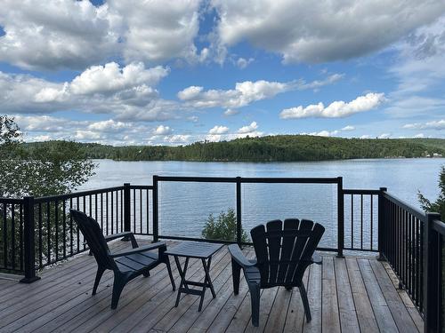 Balcon - 100 22E Rue Du Lac-Des-Français, Sainte-Marcelline-De-Kildare, QC - Outdoor With Body Of Water With Deck Patio Veranda With View