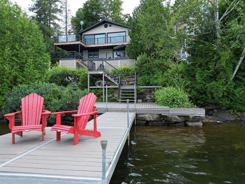 Face arrière - 100 22E Rue Du Lac-Des-Français, Sainte-Marcelline-De-Kildare, QC - Outdoor With Body Of Water With Deck Patio Veranda