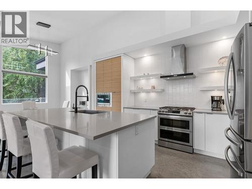 3620 Silver Way, West Kelowna, BC - Indoor Photo Showing Kitchen With Stainless Steel Kitchen With Upgraded Kitchen