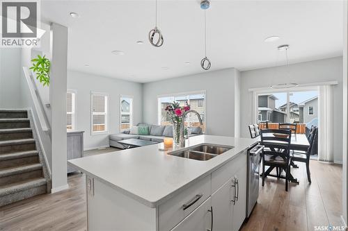 551 Kensington Place, Saskatoon, SK - Indoor Photo Showing Kitchen With Double Sink
