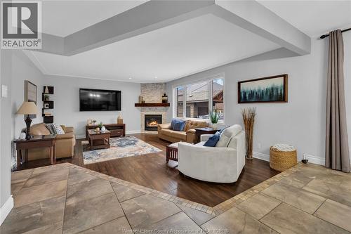 2015 Eugeni, Tecumseh, ON - Indoor Photo Showing Living Room With Fireplace
