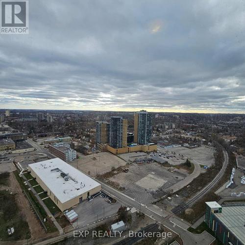 2702 - 25 Wellington Street S, Kitchener, ON - Outdoor With View