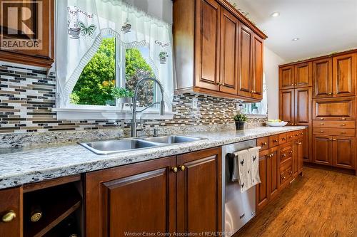 1892 Road 3 East, Kingsville, ON - Indoor Photo Showing Kitchen With Double Sink