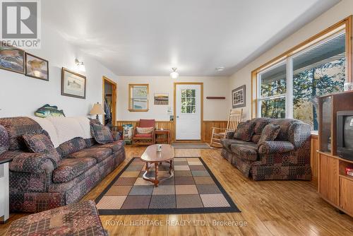 1330 County Rd 49 Road, Kawartha Lakes (Somerville), ON - Indoor Photo Showing Living Room With Fireplace