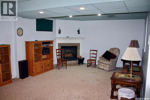 31 Queen Street, Clavet, SK - Indoor With Fireplace