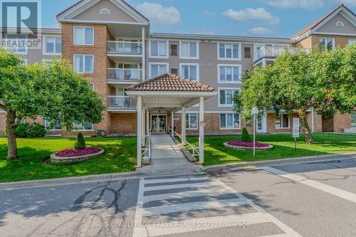 308 - 50 Rivermill Boulevard, Kawartha Lakes (Lindsay), ON - Outdoor With Balcony With Facade