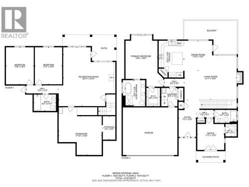 Both main & lower level floor plans - 13246 Lake Hill Drive, Lake Country, BC - Other