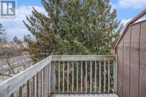 Private balcony over green space - B - 6716 Jeanne D'Arc Boulevard N, Ottawa, ON - Outdoor With Balcony