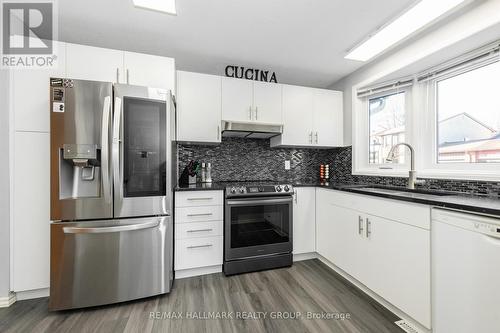 1803 Lamoureux Drive, Ottawa, ON - Indoor Photo Showing Kitchen With Double Sink With Upgraded Kitchen