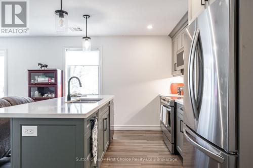 201 - 100 Gordon Street, Stratford, ON - Indoor Photo Showing Kitchen With Double Sink With Upgraded Kitchen
