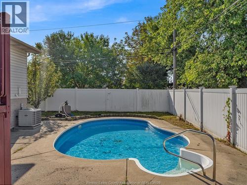 2995 Turner Road, Windsor, ON - Outdoor With In Ground Pool With Backyard