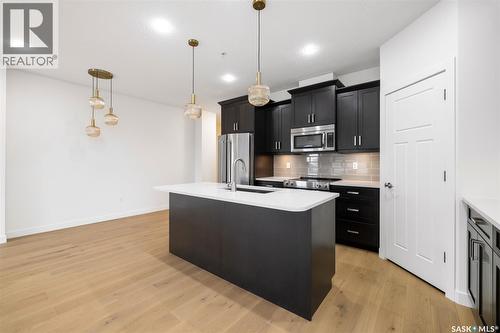 607 2055 Rose Street, Regina, SK - Indoor Photo Showing Kitchen With Upgraded Kitchen