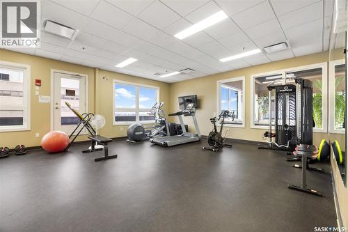 607 2055 Rose Street, Regina, SK - Indoor Photo Showing Gym Room