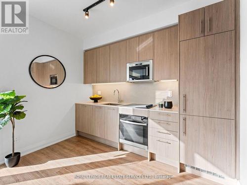 215 - 286 Main Street, Toronto, ON - Indoor Photo Showing Kitchen With Upgraded Kitchen