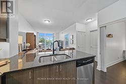 Kitchen overlooks the living room - 