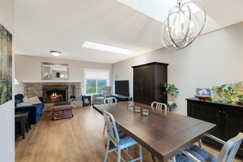 2211 Forbes St, Victoria, BC - Indoor Photo Showing Dining Room With Fireplace