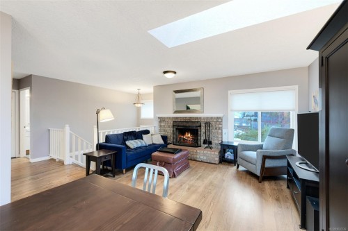 2211 Forbes St, Victoria, BC - Indoor Photo Showing Living Room With Fireplace