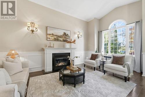 628 Marksbury Road, Pickering (West Shore), ON - Indoor Photo Showing Living Room With Fireplace