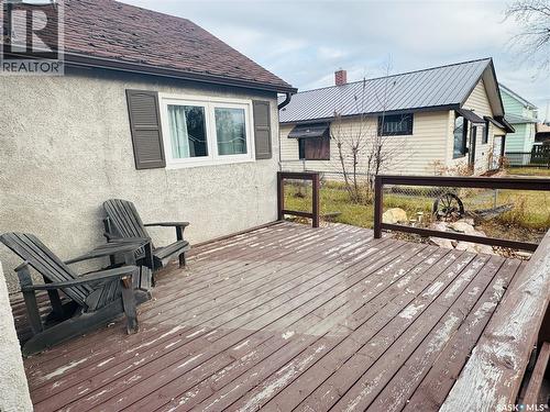213 3Rd Avenue W, Biggar, SK - Outdoor With Deck Patio Veranda With Exterior