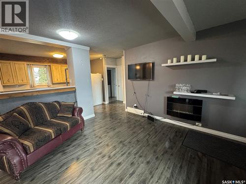 213 3Rd Avenue W, Biggar, SK - Indoor With Fireplace