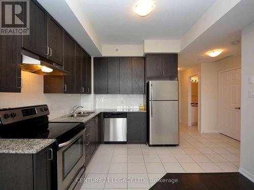209 - 54 Sky Harbour Drive, Brampton, ON - Indoor Photo Showing Kitchen With Double Sink With Upgraded Kitchen