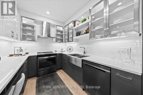 Images provided to showcase builder finishes only - 3208 - 2370 Tenth Line Road, Ottawa, ON - Indoor Photo Showing Kitchen With Double Sink With Upgraded Kitchen