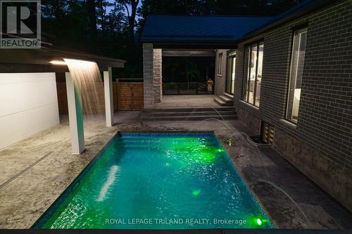 10175 Merrywood Drive, Lambton Shores (Grand Bend), ON - Outdoor With In Ground Pool