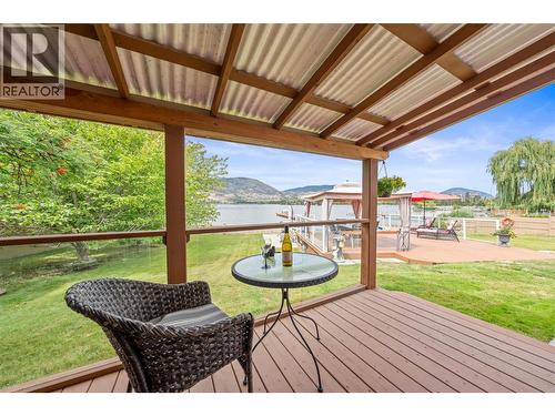 3939 Lakeside Road, Penticton, BC - Outdoor With Deck Patio Veranda With View With Exterior