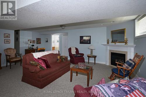 5 - 4067 Colonel Talbot Road, London South (South V), ON - Indoor Photo Showing Living Room With Fireplace