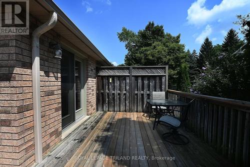 5 - 4067 Colonel Talbot Road, London South (South V), ON - Outdoor With Deck Patio Veranda