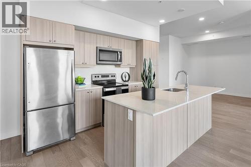 7711 Green Vista Gate Unit# 814, Niagara Falls, ON - Indoor Photo Showing Kitchen With Stainless Steel Kitchen