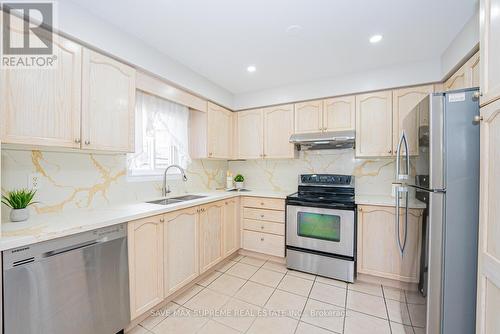 74 Ridgemore Crescent, Brampton, ON - Indoor Photo Showing Kitchen With Double Sink