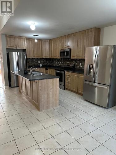 139 Inspire Boulevard, Brampton, ON - Indoor Photo Showing Kitchen With Double Sink