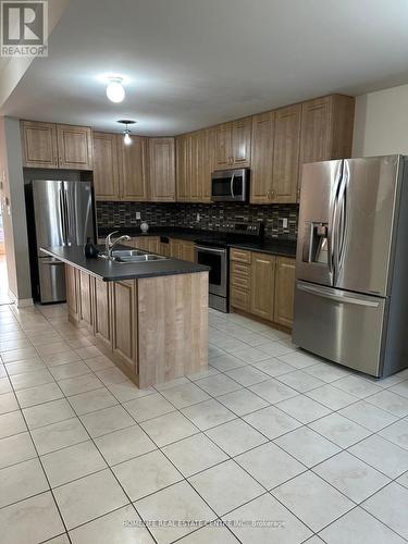 139 Inspire Boulevard, Brampton, ON - Indoor Photo Showing Kitchen With Double Sink