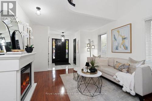 11 Redfinch Way, Brampton, ON - Indoor Photo Showing Living Room With Fireplace