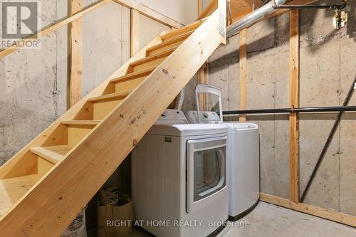 Full-Height, Unfinished Basement - 4 Thorburn Private, Ottawa, ON - Indoor Photo Showing Laundry Room