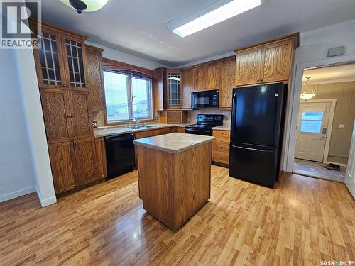 201 Souris Avenue E, Carlyle, SK - Indoor Photo Showing Kitchen With Double Sink