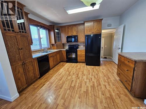 201 Souris Avenue E, Carlyle, SK - Indoor Photo Showing Kitchen With Double Sink