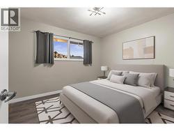 Bedroom is virtually staged - 