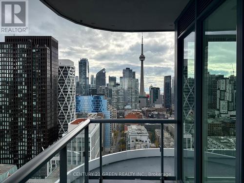 2805 - 280 Dundas Street W, Toronto, ON - Outdoor With Balcony With View
