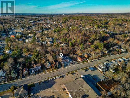 Aerial with Pin - 24 William Street, Parry Sound, ON 