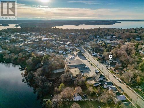 Aerial with Pin - 24 William Street, Parry Sound, ON 
