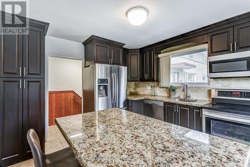 53 Glory Crescent, Toronto, ON - Indoor Photo Showing Kitchen With Upgraded Kitchen