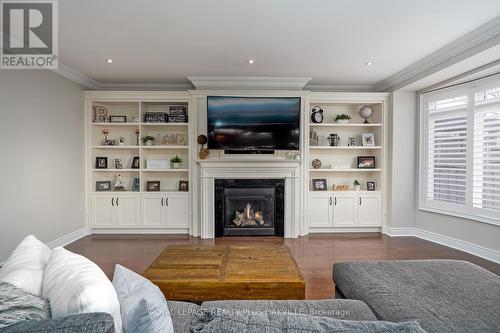 3339 Skipton Lane, Oakville, ON - Indoor Photo Showing Living Room With Fireplace