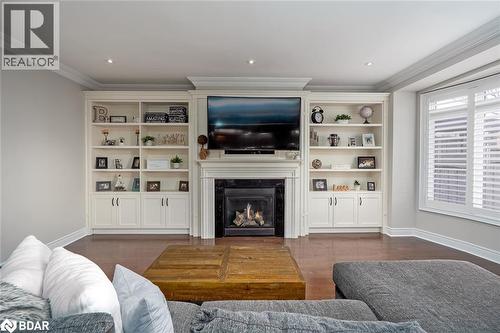 3339 Skipton Lane, Oakville, ON - Indoor Photo Showing Living Room With Fireplace